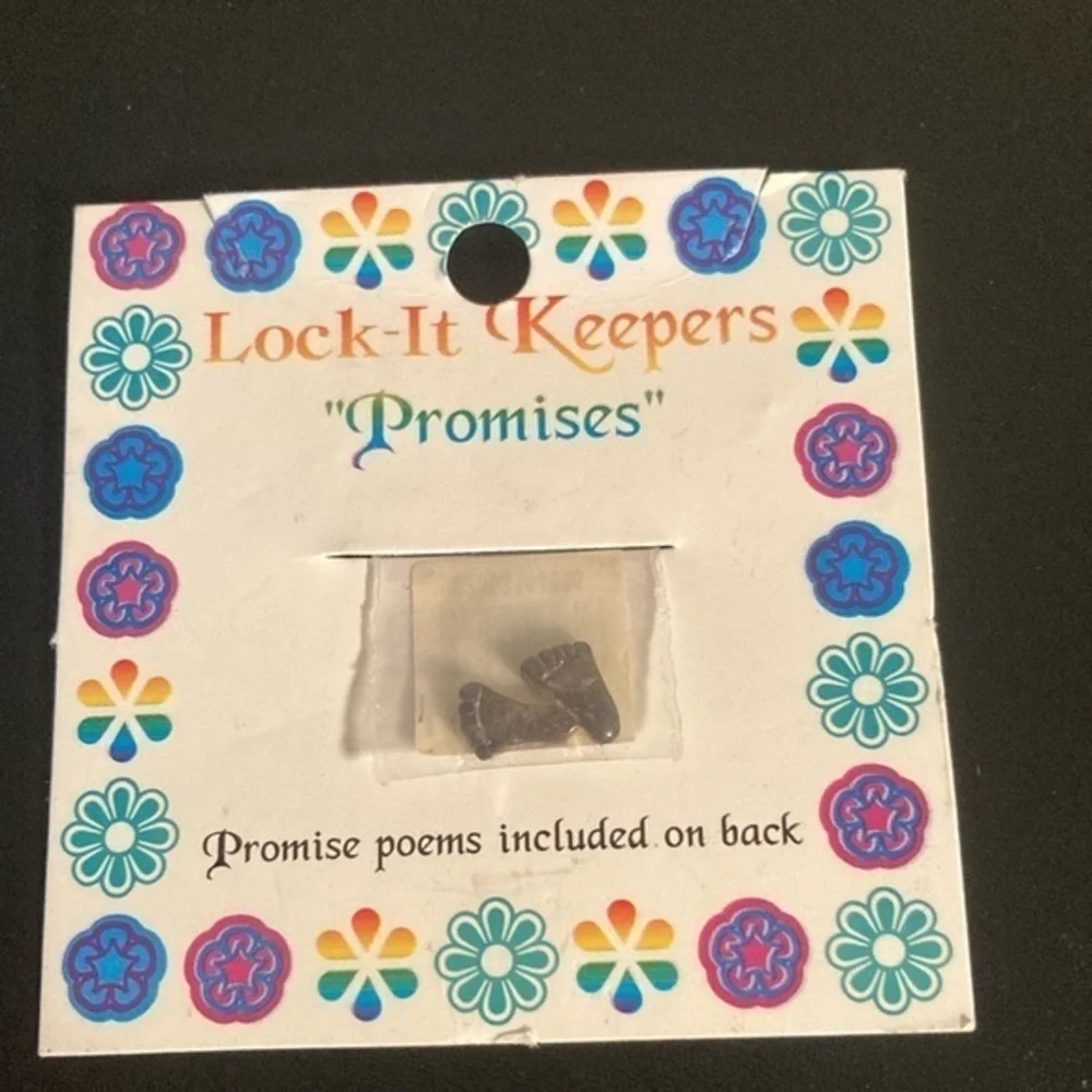 Walk with HIM. Tiny little feet to put in a locket.